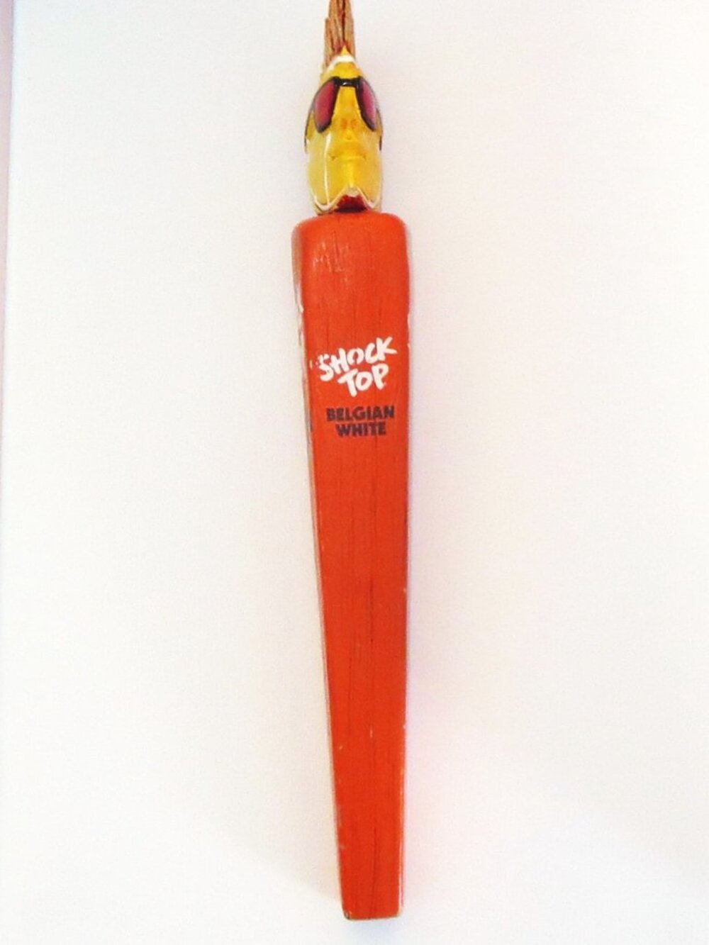Shock Top Wood Beer Keg Tap Orange Belgian White Home Bar - Picture 4 of 7